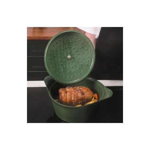 Cookut - Cocotte 28 cm Ultra Légère Vert Fougère
