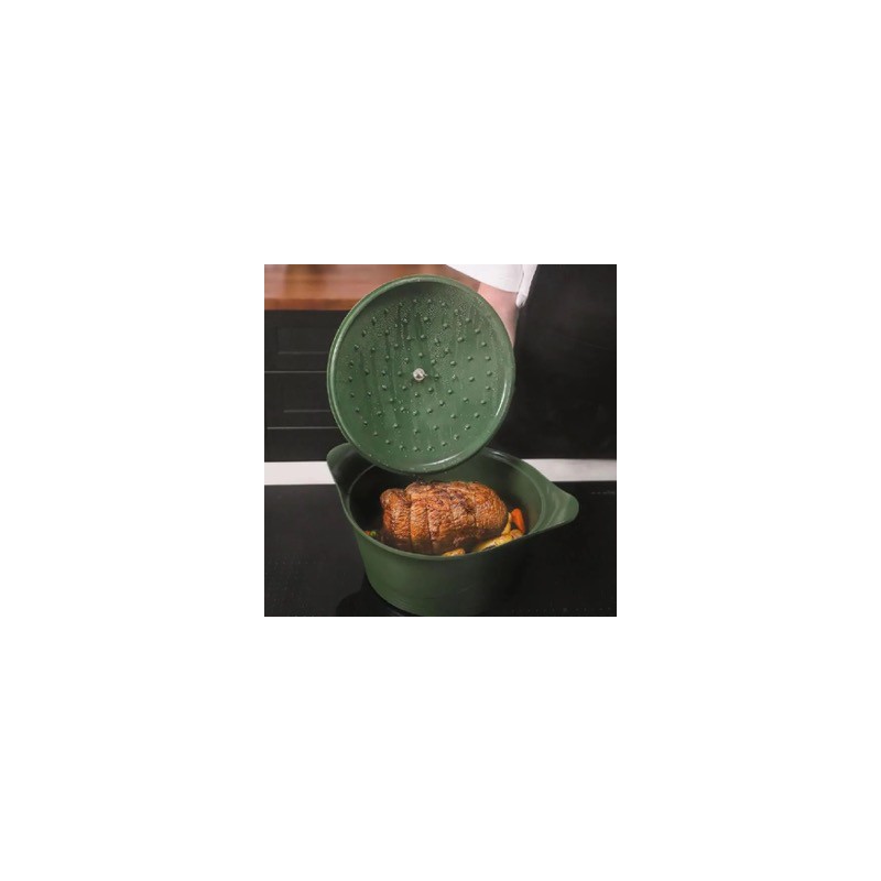 Voir la slide Cookut - Cocotte 28 cm Ultra Légère Vert Fougère