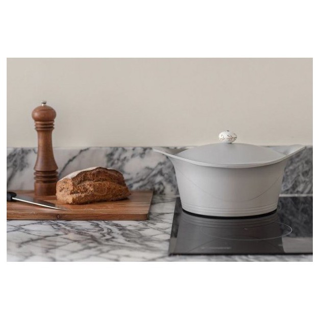 Cookut - Cocotte 28 cm Ultra Légère Gris Perle