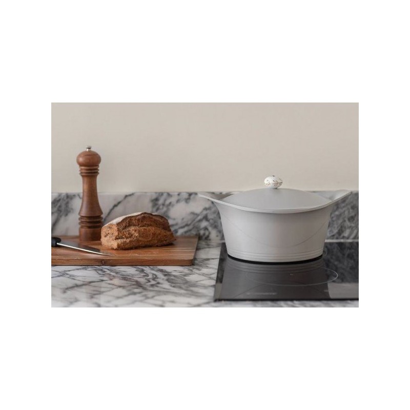 Cookut - Cocotte 28 cm Ultra Légère Gris Perle Voir la slide Cookut - Cocotte 28 cm Ultra Légère Gris Perle
