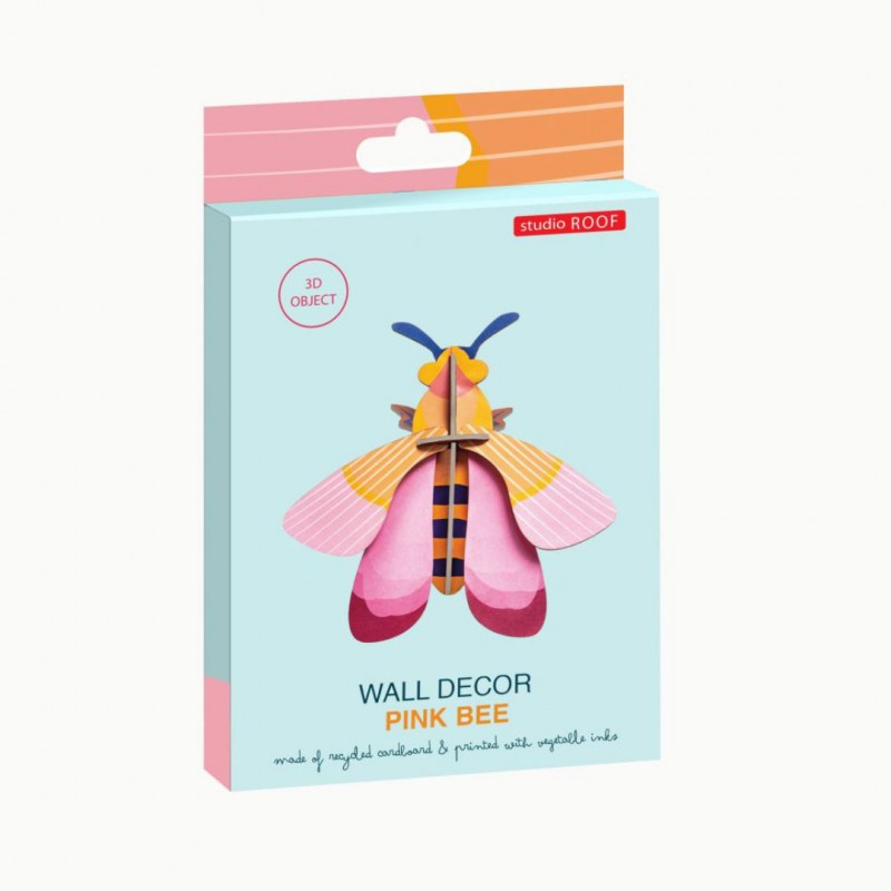 Déco murale - Pink bee - Studio Roof Voir la slide Déco murale - Pink bee - Studio Roof