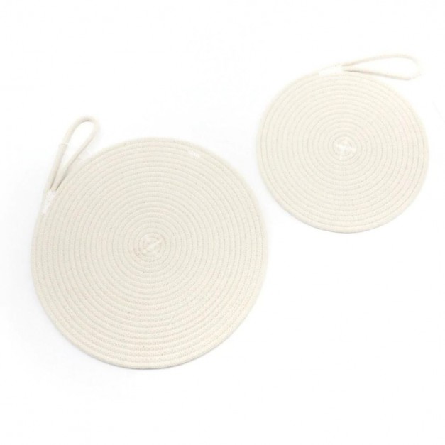 Koba - Pan Coaster Ecru naturel