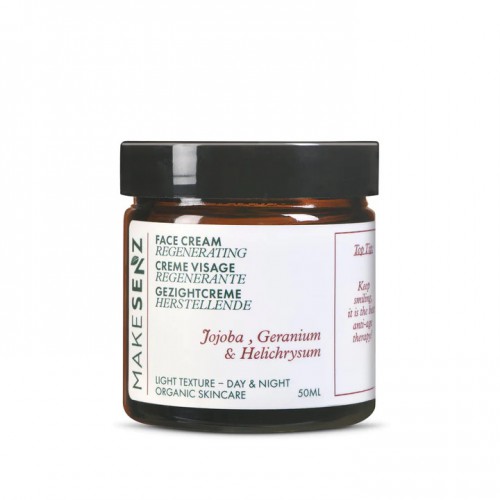 MakeSenz crème visage jojoba régénérante pour les premières rides MakeSenz crème visage jojoba régénérante pour les premières rides