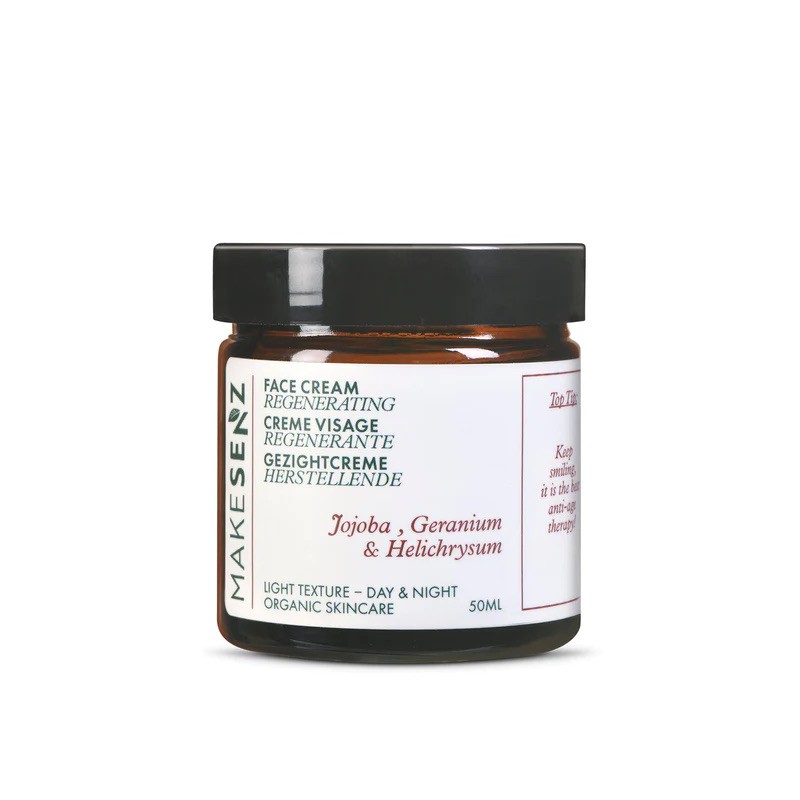 MakeSenz crème visage jojoba régénérante pour les premières rides Voir la slide MakeSenz crème visage jojoba régénérante pour les premières rides