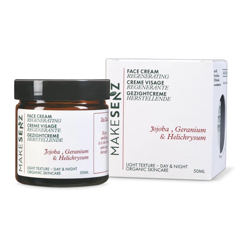 MakeSenz crème visage jojoba régénérante pour les premières rides Voir la slide MakeSenz crème visage jojoba régénérante pour les premières rides
