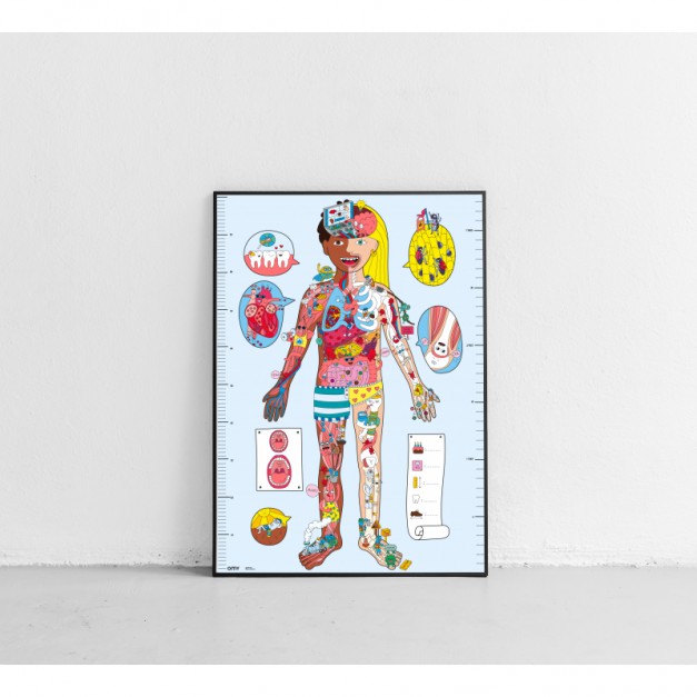 *Omy - Poster et Stickers - My Body - cherche & trouve