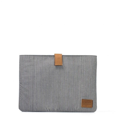 O my bag - Pochette ordinateur 13" - coton/cuir camel O my bag - Pochette ordinateur 13" - coton/cuir camel