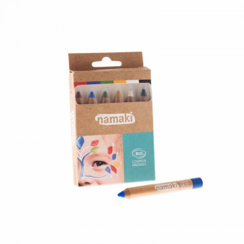 Namaki - Set de 6 crayons de maquillage Arc-en-ciel Namaki - Set de 6 crayons de maquillage Arc-en-ciel
