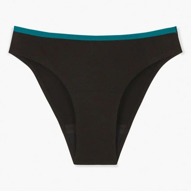 Smoon culotte menstruelle COTON noire flux moyen