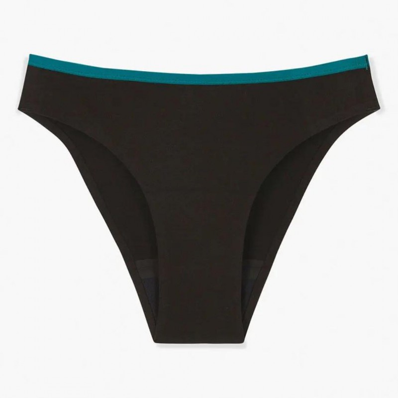 Smoon culotte menstruelle COTON noire flux moyen Voir la slide Smoon culotte menstruelle COTON noire flux moyen