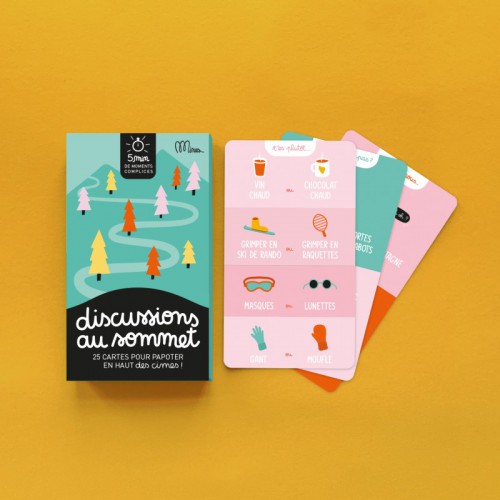**Jeu Discussions au sommet - Minus Editions