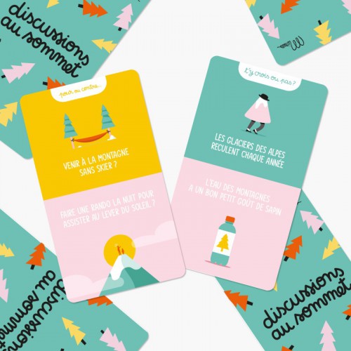 **Jeu Discussions au sommet - Minus Editions