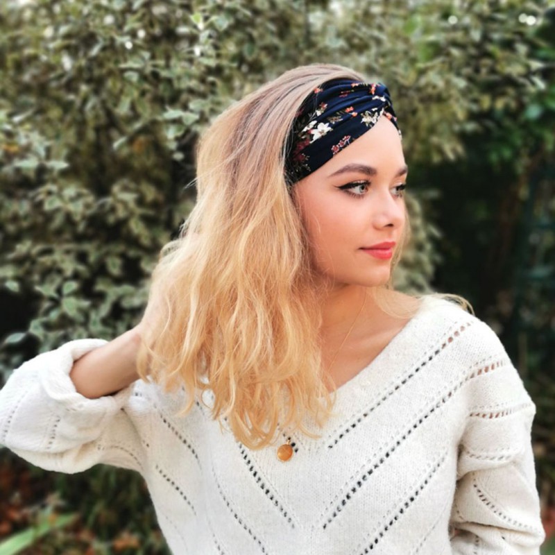 Laure Derrey - Headband upcyclé Aurore Voir la slide Laure Derrey - Headband upcyclé Aurore