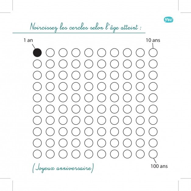 Carte Noircissez les cercles