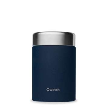 Boîte repas isotherme Bleu Granite 600ml Qwetch - Repas chaud/froid