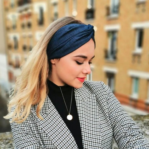 Laure Derrey - Headband upcyclé Jean Brut Laure Derrey - Headband upcyclé Jean Brut