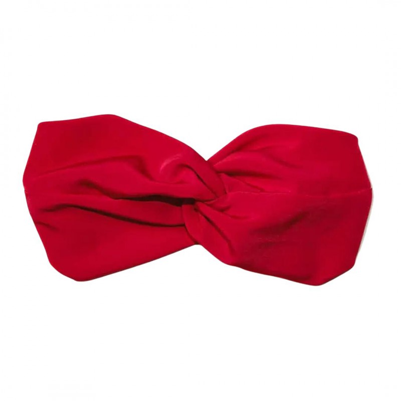 Laure Derrey - Headband upcyclé Rouge Cerise Voir la slide Laure Derrey - Headband upcyclé Rouge Cerise