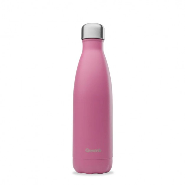 Gourde isotherme Orchidée 500 ml - 12h chaud / 24h froid - Qwetch