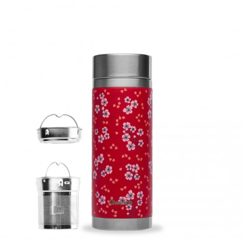 Théière isotherme 400 ml Hanami rouge - Qwetch Théière isotherme 400 ml Hanami rouge - Qwetch
