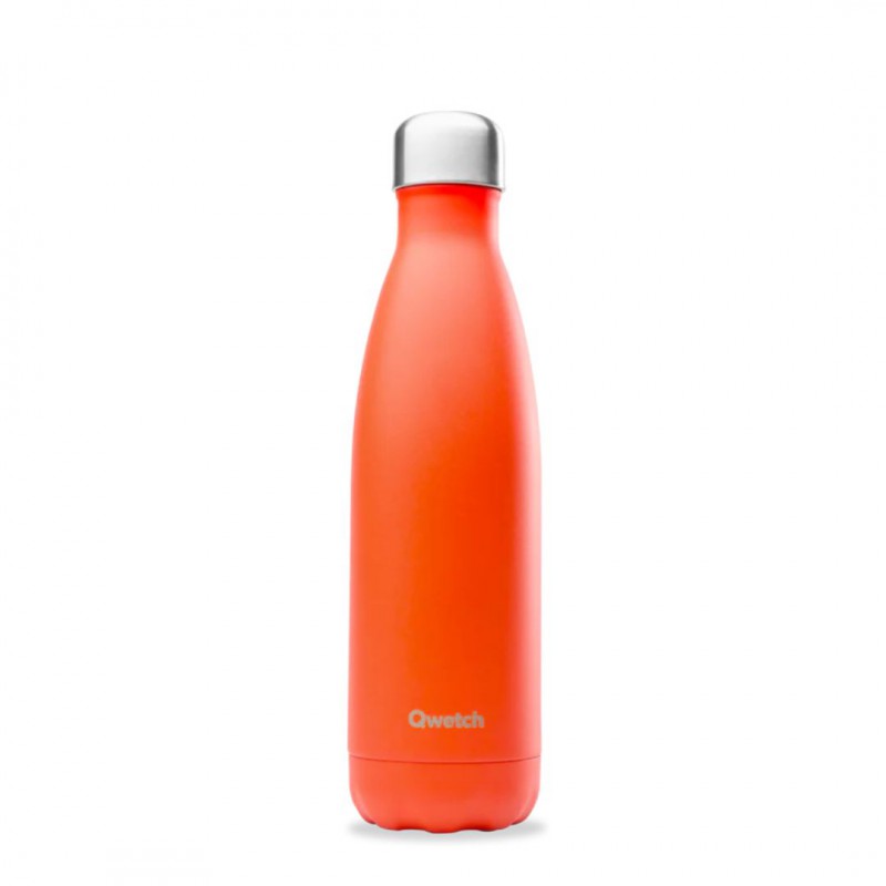 Gourde isotherme Mandarine 500 ml - 12h chaud / 24h froid - Qwetch Voir la slide Gourde isotherme Mandarine 500 ml - 12h chaud / 24h froid - Qwetch
