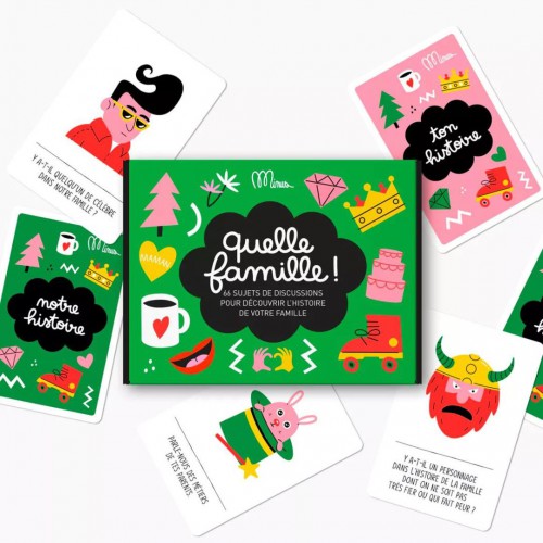 Kit de discussions Quelle famille! - Minus Editions Kit de discussions Quelle famille! - Minus Editions