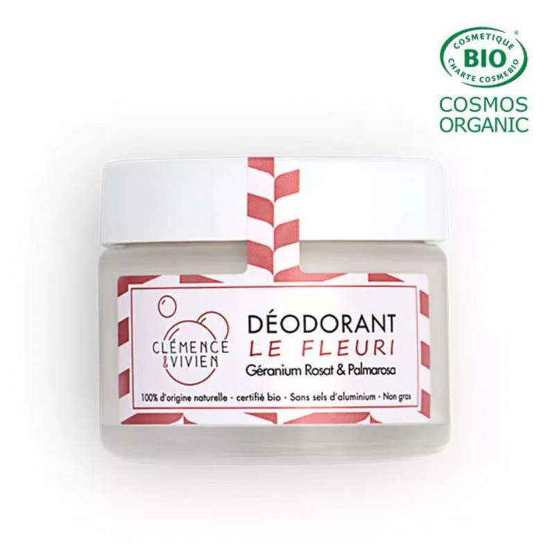 Déodorant Naturel Le Fleuri – Clémence & Vivien – 50g Voir la slide Déodorant Naturel Le Fleuri – Clémence & Vivien – 50g