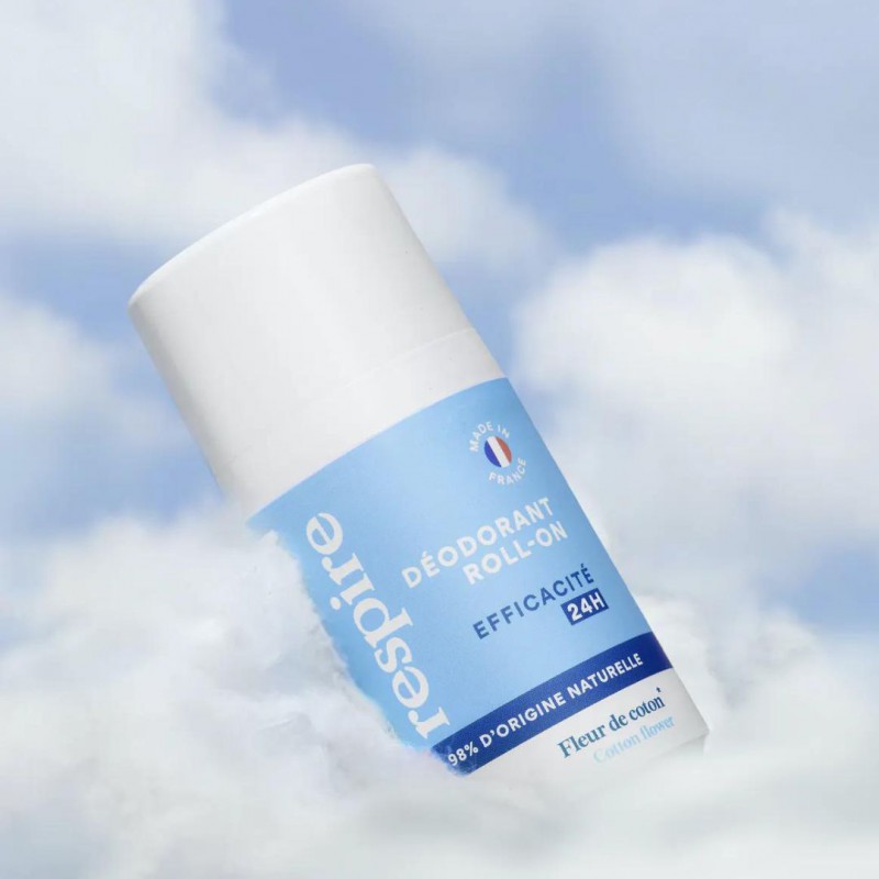 respire éco-recharge déodorant roll-on - Fleur de coton Voir la slide respire éco-recharge déodorant roll-on - Fleur de coton