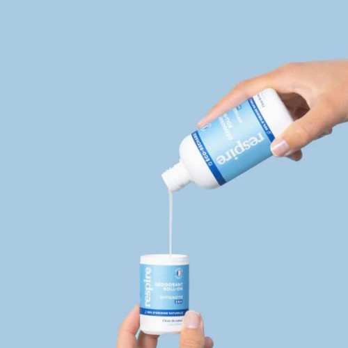 respire éco-recharge déodorant roll-on - Fleur de coton respire éco-recharge déodorant roll-on - Fleur de coton