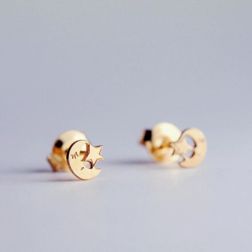 Adorabili Paris - Boucles d'oreilles Moon Kiss Adorabili Paris - Boucles d'oreilles Moon Kiss