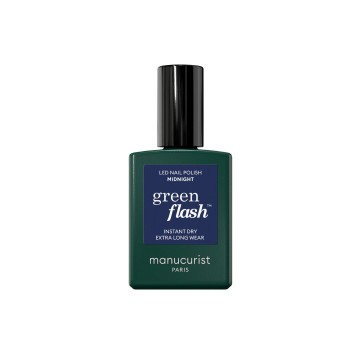 Vernis Semi-Permanent Green Flash Midnight - 10 Jours de Tenue