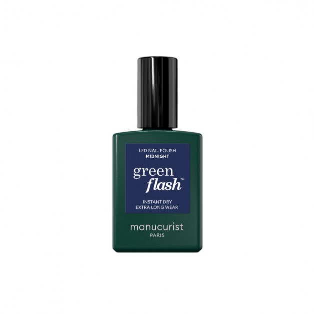 Vernis Semi-Permanent Green Flash Midnight - 10 Jours de Tenue