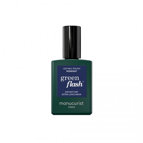 Vernis Semi-Permanent Green Flash Midnight - 10 Jours de Tenue Vernis Semi-Permanent Green Flash Midnight - 10 Jours de Tenue