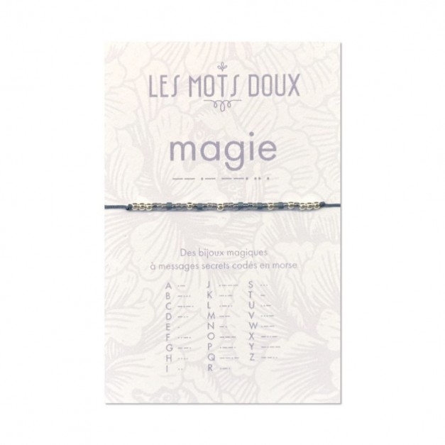 Les Mots Doux - Bracelet Magie silver grey argent