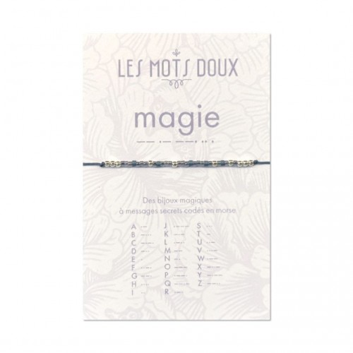 Les Mots Doux - Bracelet Magie silver grey argent Les Mots Doux - Bracelet Magie silver grey argent