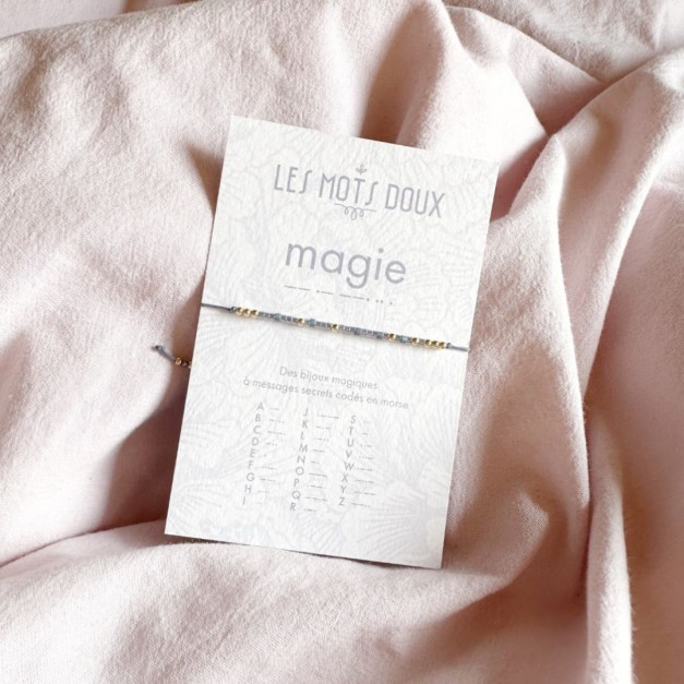 Les Mots Doux - Bracelet Magie silver grey or