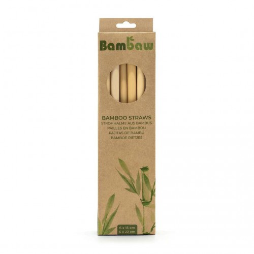 Bambaw - Set de 6 pailles en bambou