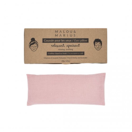 Coussin lesté pour les yeux - Malou et Marius Coussin lesté pour les yeux - Malou et Marius