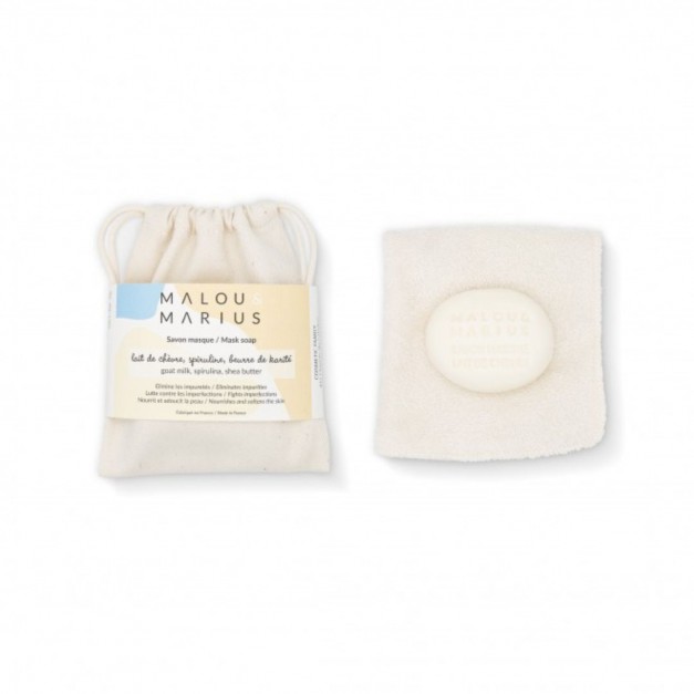 Savon masque au lait de chèvre - Malou et Marius