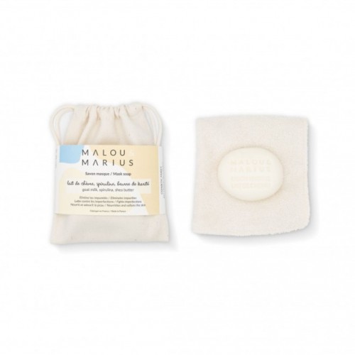 Savon masque au lait de chèvre - Malou et Marius Savon masque au lait de chèvre - Malou et Marius