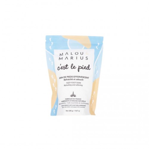 C'est le pied: poudre effervescente pour bain de pieds - Malou et Marius C'est le pied: poudre effervescente pour bain de pieds - Malou et Marius