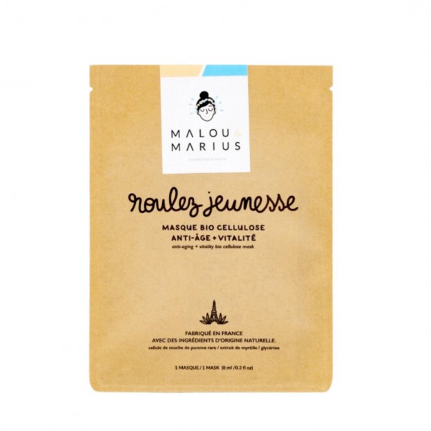 Masque visage Roulez jeunesse : anti-âge et vitalité - Malou et Marius