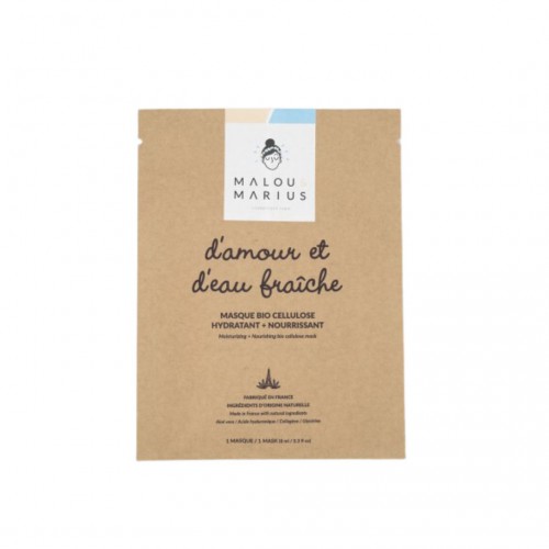 Masque visage D'amour et d'eau fraîche : hydratant et purifiant - Malou et Marius Masque visage D'amour et d'eau fraîche : hydratant et purifiant - Malou et Marius