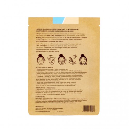 Masque visage D'amour et d'eau fraîche : hydratant et purifiant - Malou et Marius Masque visage D'amour et d'eau fraîche : hydratant et purifiant - Malou et Marius