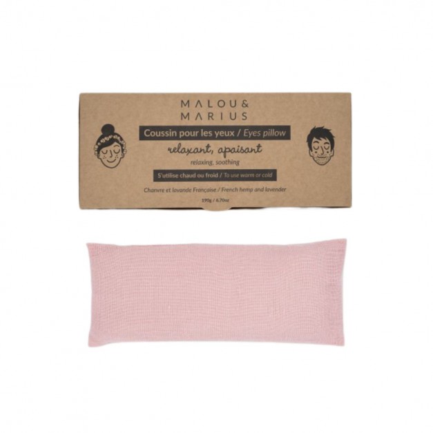 Coussin lesté pour les yeux beige - Malou et Marius