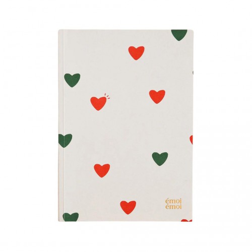 Emoi Emoi - Carnet coeurs all-over Emoi Emoi - Carnet coeurs all-over