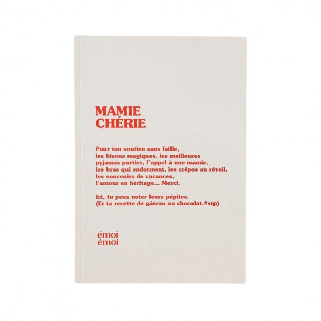 Emoi Emoi - Carnet Mamie chérie