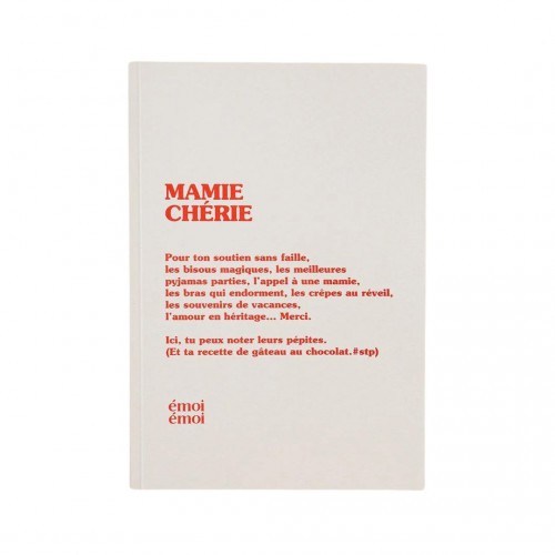 Emoi Emoi - Carnet Mamie chérie Emoi Emoi - Carnet Mamie chérie