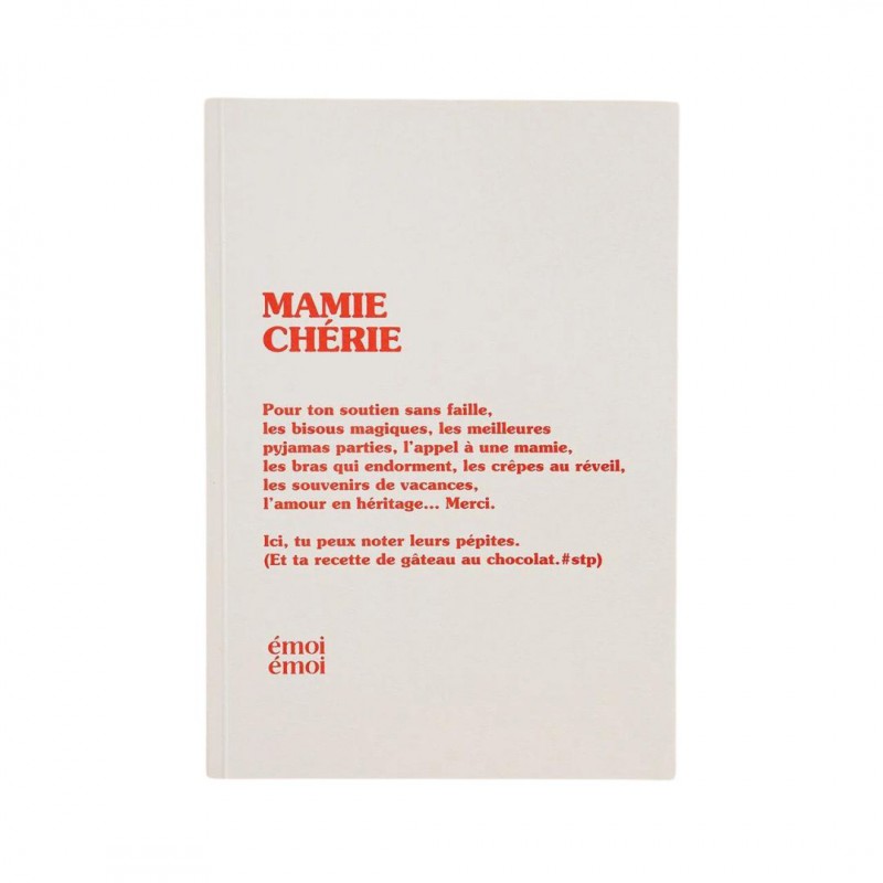Emoi Emoi - Carnet Mamie chérie Voir la slide Emoi Emoi - Carnet Mamie chérie