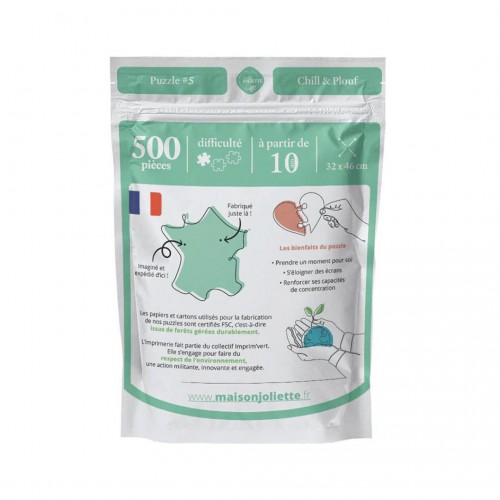 Maison Joliette - Puzzle Chill & Plouf Maison Joliette - Puzzle Chill & Plouf