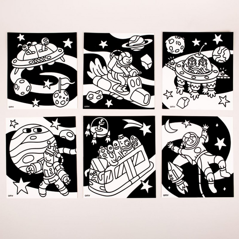 Omy - Coloriage velours - Cosmos Voir la slide Omy - Coloriage velours - Cosmos